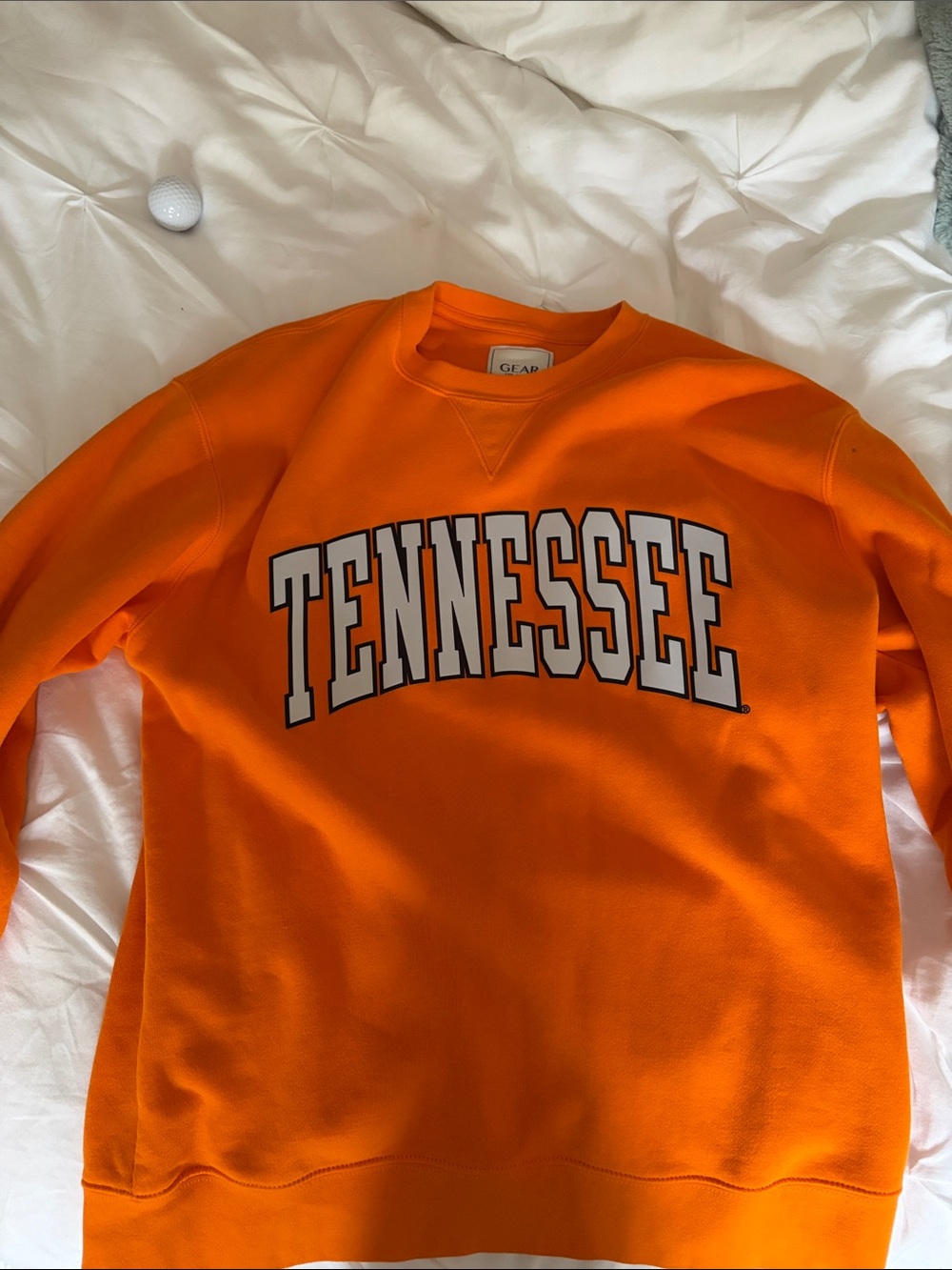 Gear For Sports Bright Orange Tennessee Crewneck Sweatshirt